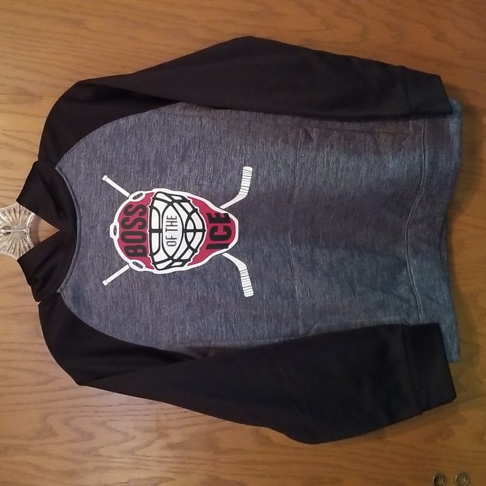 The Children's Place Sport Boy's Hockey Hoodie, Size 10/12 🏒